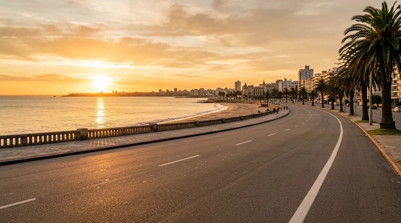 Ruta costera de Montevideo
